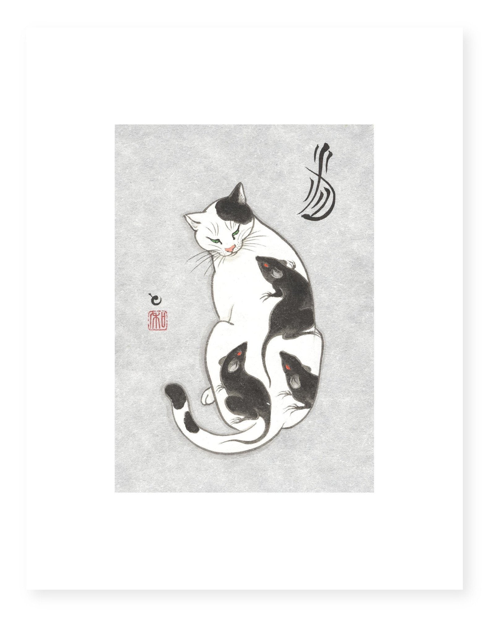 Rats Cat Print – Monmon Cats