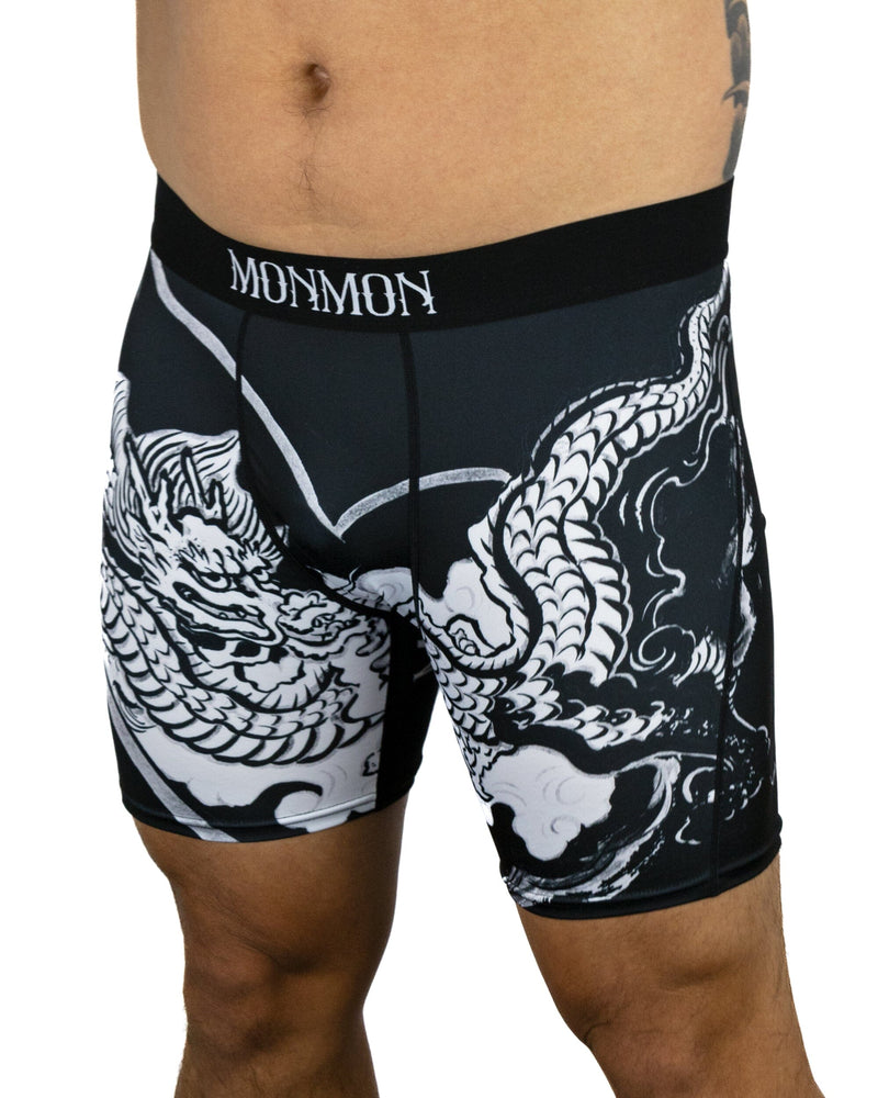 Dragon Cat Boxer Briefs Apparel Monmon Cats 