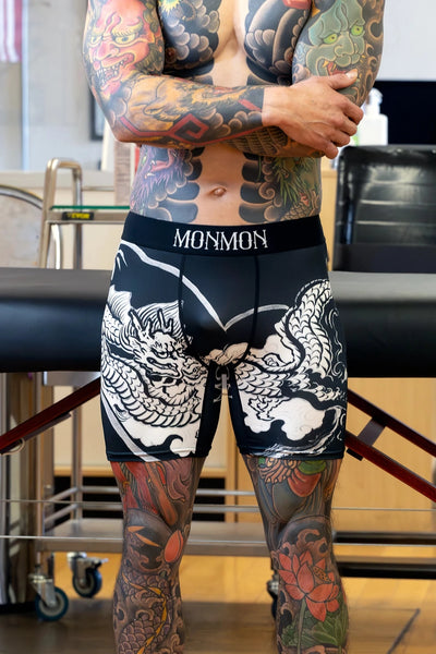 Dragon Cat Boxer Briefs Apparel Monmon Cats 