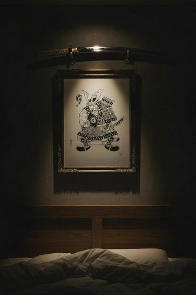 Ghost Warrior Print Print Monmon Cats 