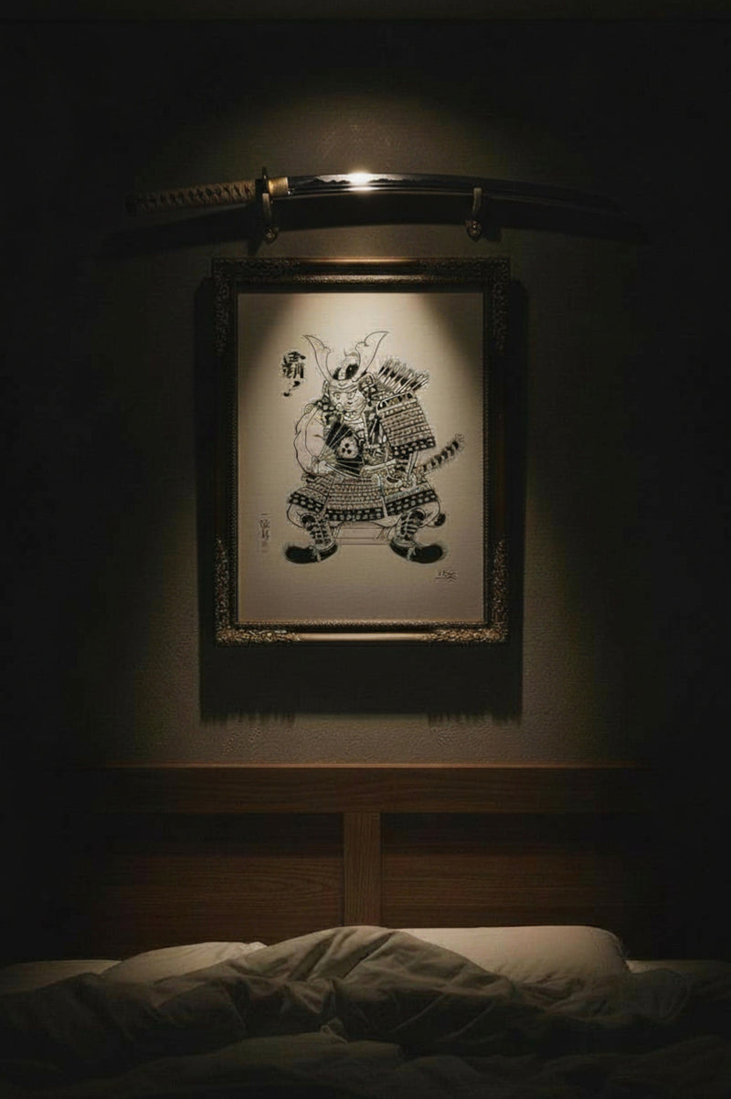 Ghost Warrior Print Print Monmon Cats 