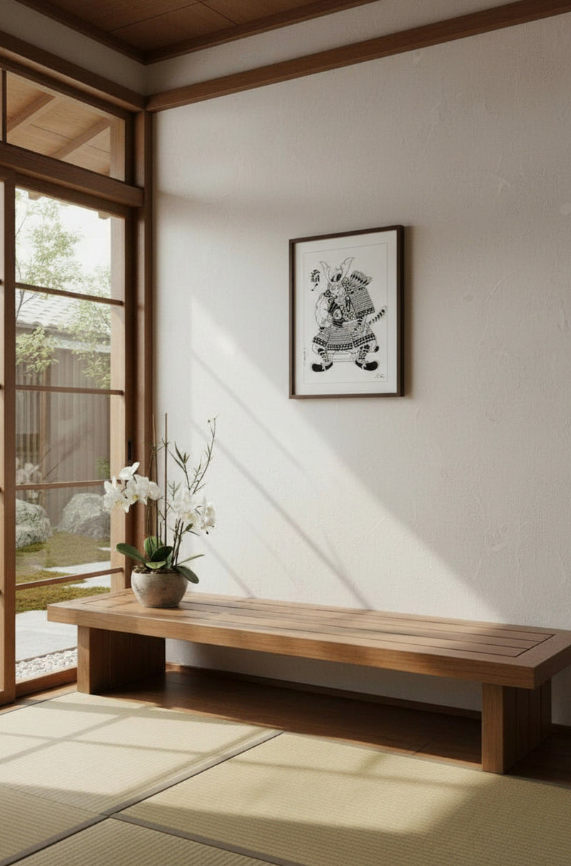 Ghost Warrior Print Print Monmon Cats 