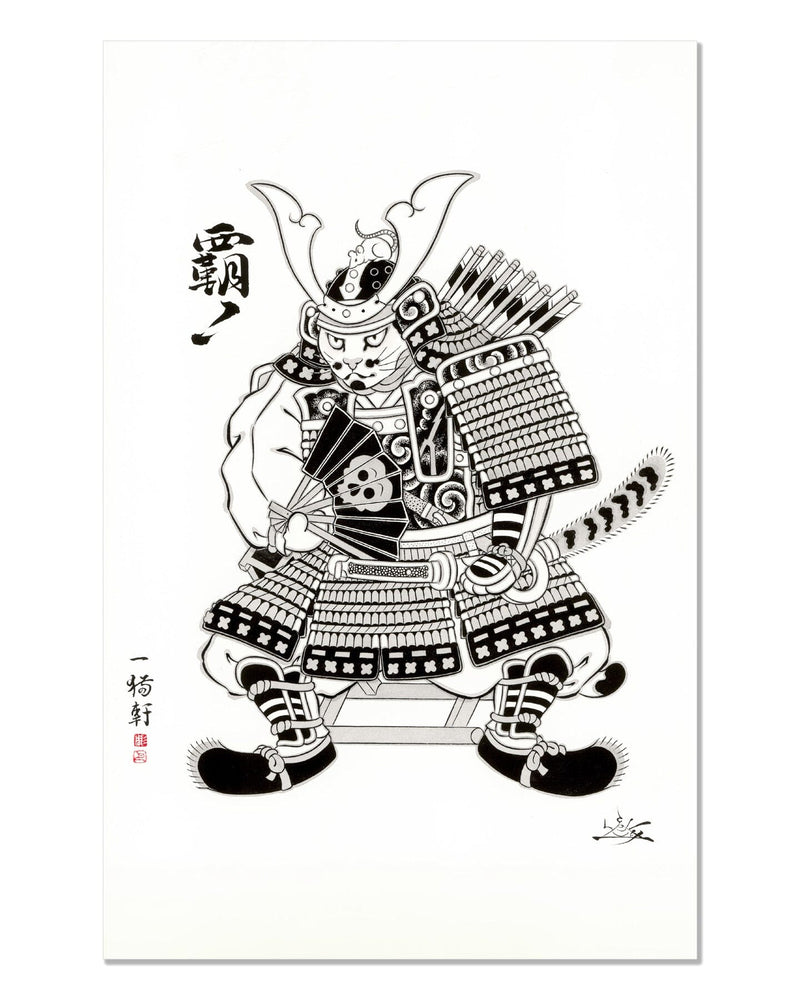Ghost Warrior Print Print Monmon Cats 