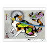 Lotus Neka Mata Signed Print Monmon Cats 
