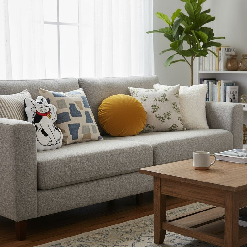 Maneki Pillow Accessories Monmon Cats 