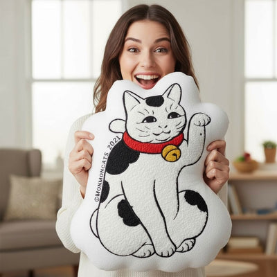 Maneki Pillow Accessories Monmon Cats 