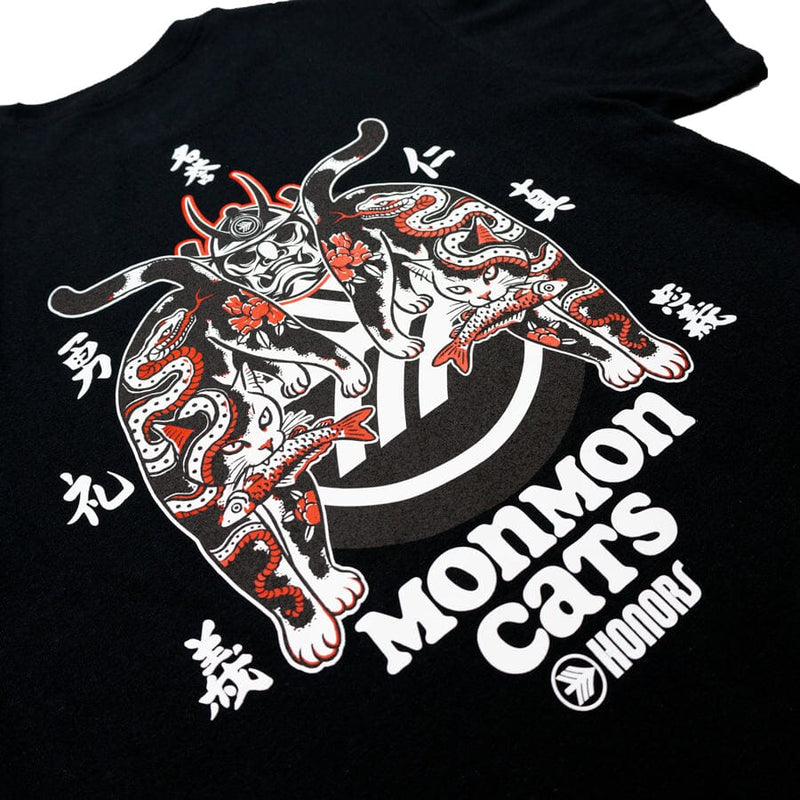 MMC X HONORS Bushido Neko Tee Apparel Monmon Cats 