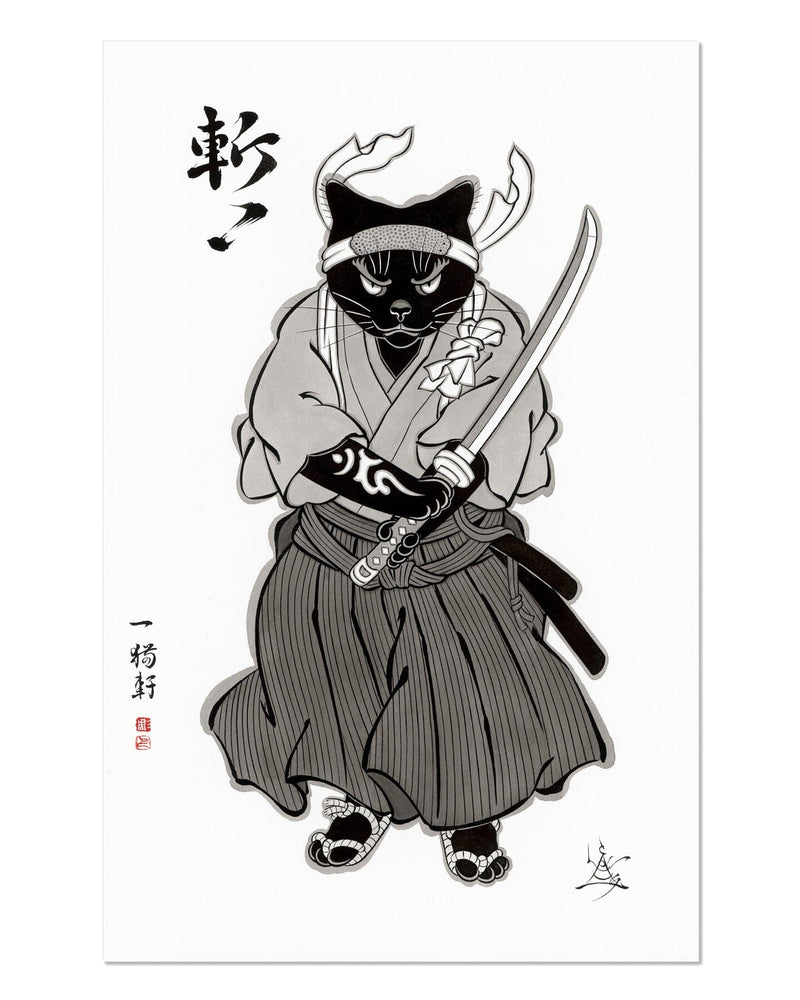 Shadow Warrior Print Print Monmon Cats 