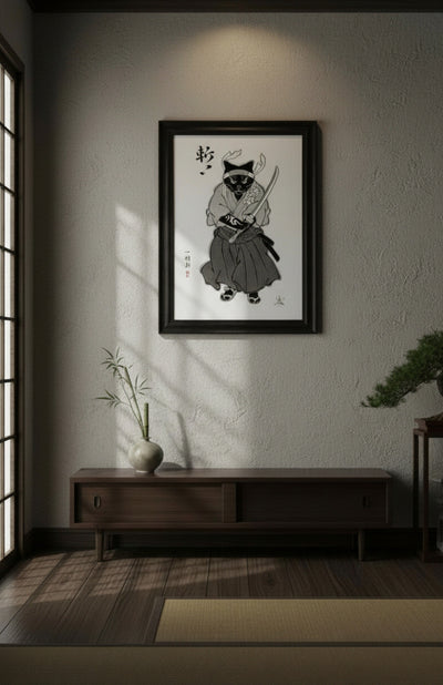 Shadow Warrior Print Print Monmon Cats 