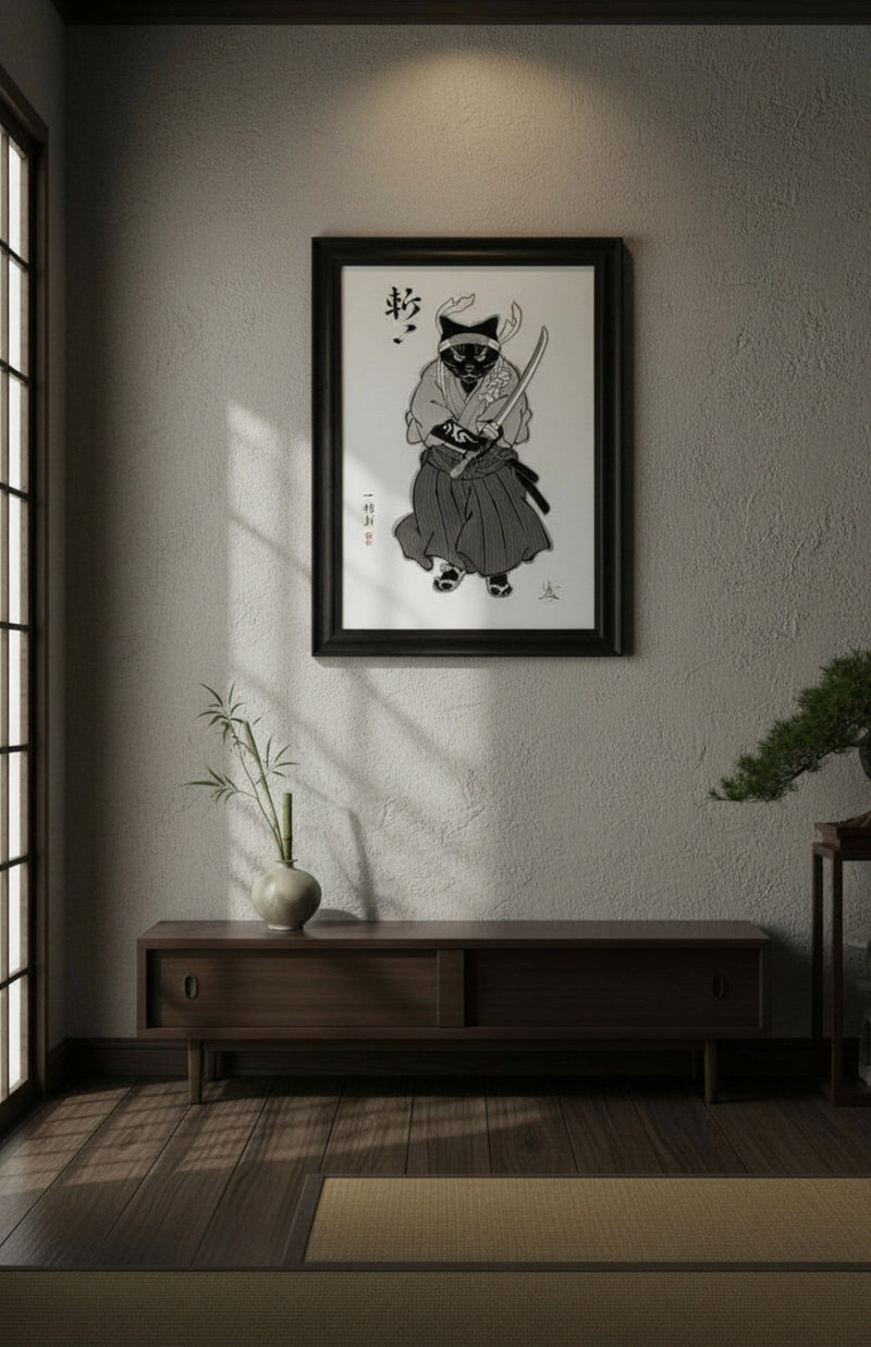 Shadow Warrior Print Print Monmon Cats 