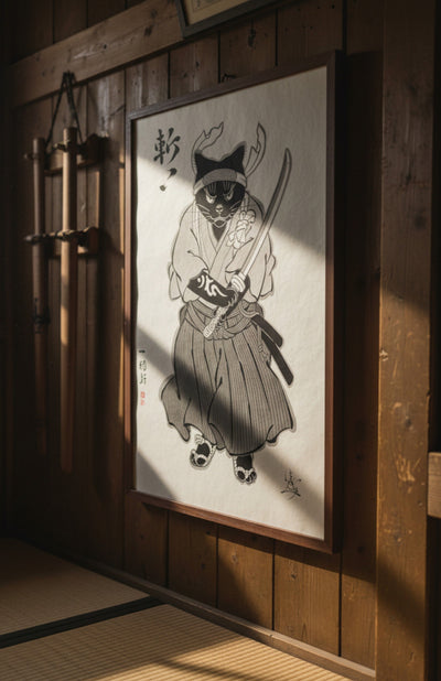 Shadow Warrior Print Print Monmon Cats 