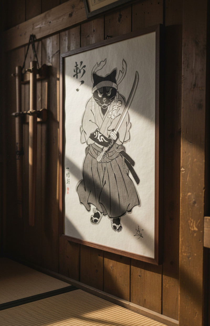 Shadow Warrior Print Print Monmon Cats 