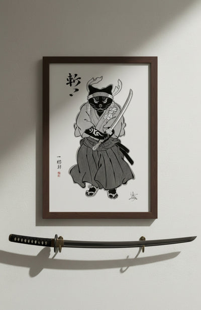 Shadow Warrior Print Print Monmon Cats 