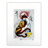 Skeleton Neka Mata Signed Print Monmon Cats 