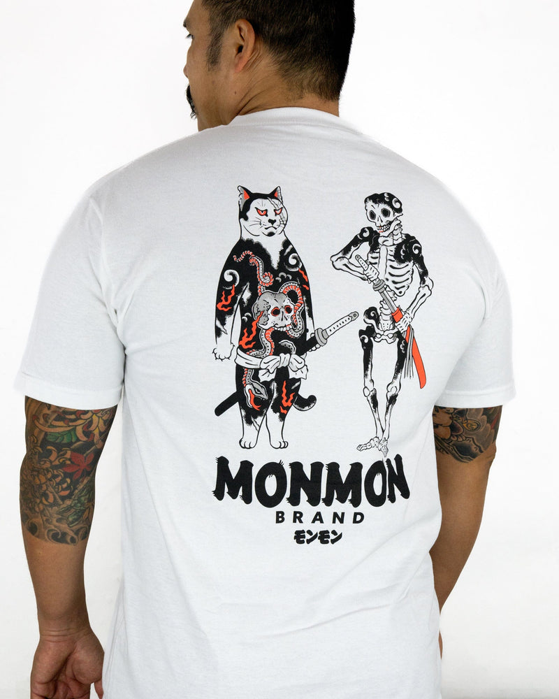 Skeletons Tee Apparel Monmon Cats 