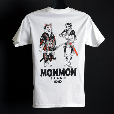 Skeletons Tee Apparel Monmon Cats 