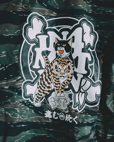 Tiger Skull BDU Jacket Apparel Monmon Cats 