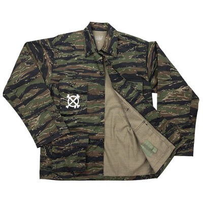 Tiger Skull BDU Jacket Apparel Monmon Cats 