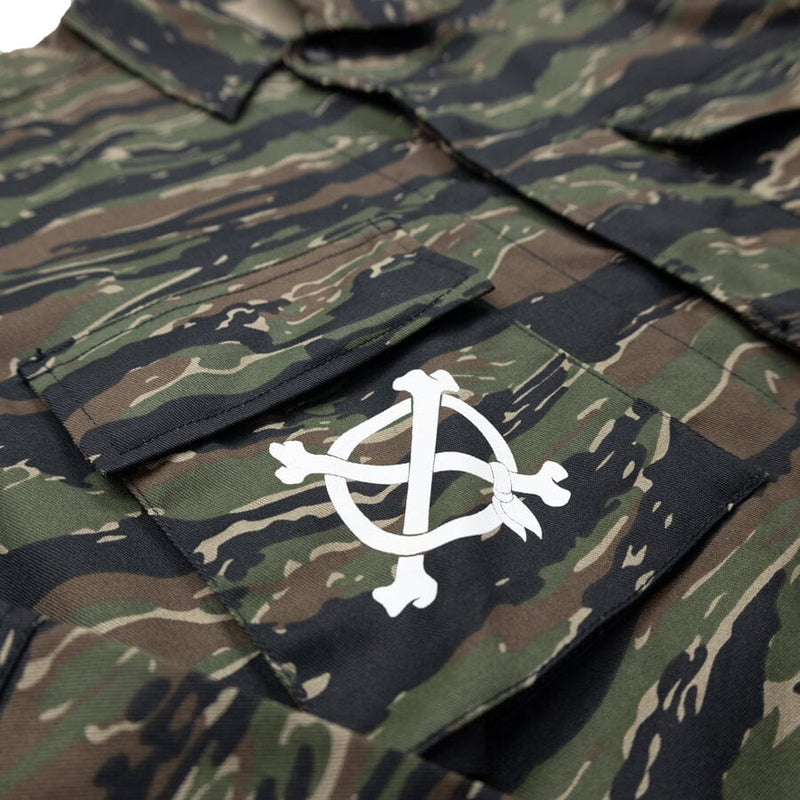 Tiger Skull BDU Jacket Apparel Monmon Cats 