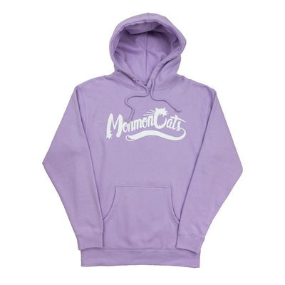 Boss Cat Hoodie - Lavender Apparel Monmon Cats 