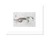 Grey Striped Tiger Cat Print Print Monmon Cats 