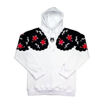 Hikae Hoodie - White Apparel Monmon Cats 