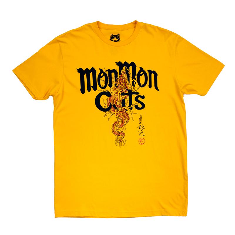 Karaken Tee - Yellow Apparel Monmon Cats 