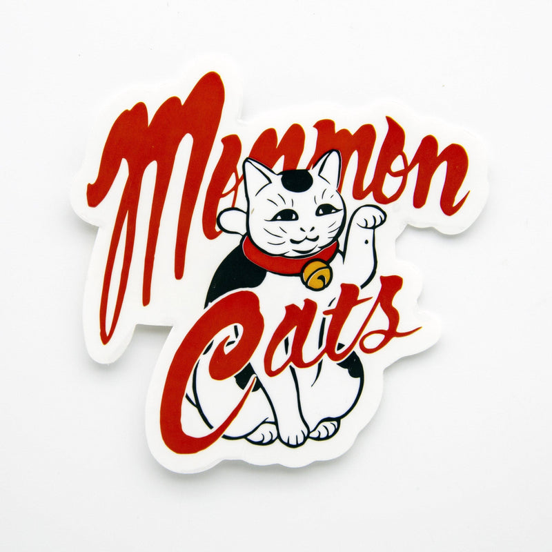 Maneki Cat Sticker Accessories Monmon Cats 