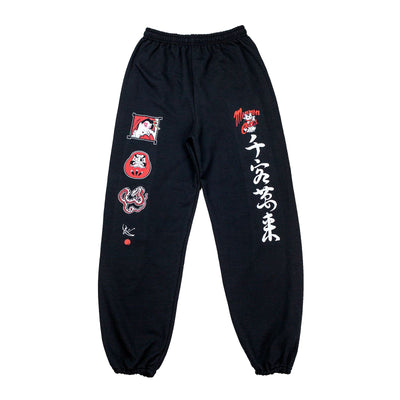 Maneki Joggers - Black Apparel Monmon Cats 
