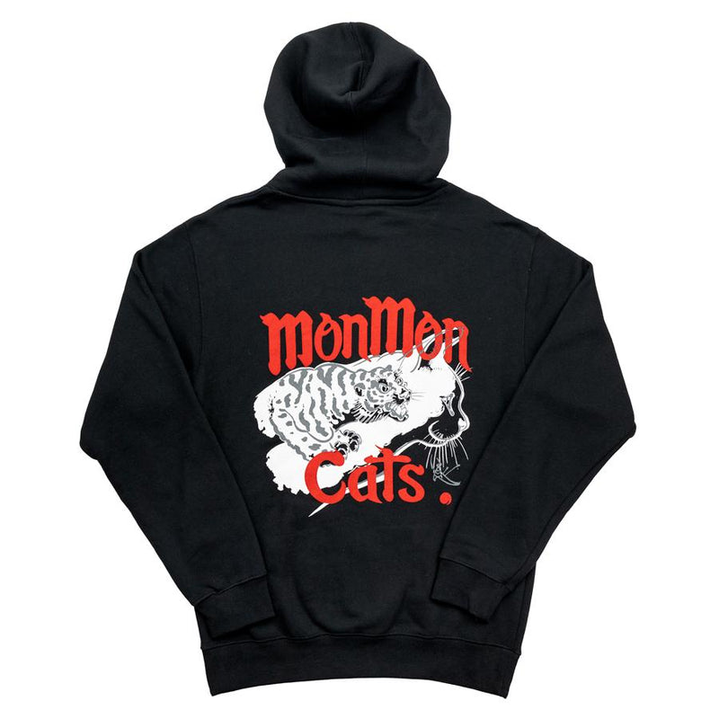 Monmon Tiger Claw Hoodie - Black Apparel Monmon Cats 