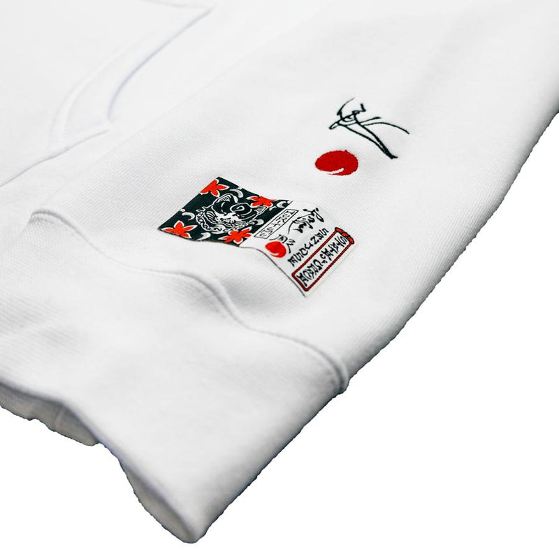 Monmon Tiger Hoodie - White Apparel Monmon Cats 