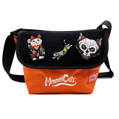 Monmon x Manhattan Portage Messenger Bag Accessories Monmon Cats Orange 