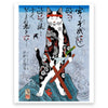 Musashi Cat Print Print Monmon Cats 