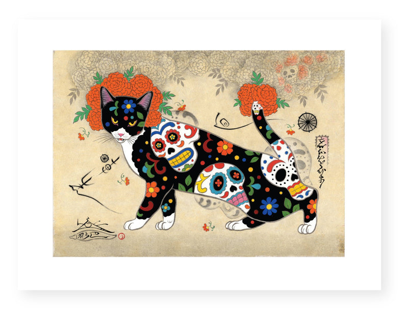 Pepe Aguilar Dia De Los Muertos Print Print Monmon Cats 