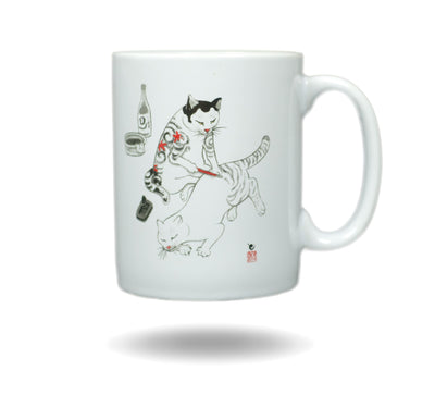 Tebori Cat Mug Home Goods Monmon Cats 