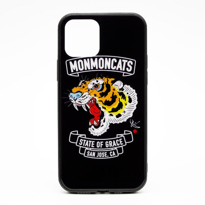 Tiger Crest LED iPhone 12 Case Accessories Monmon Cats 