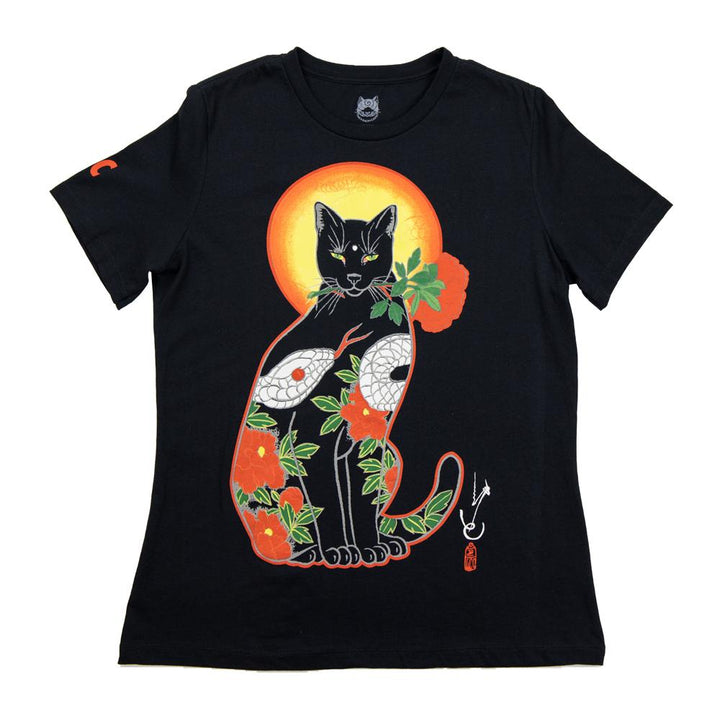 Women's Rose Cat Tee – Monmon Cats